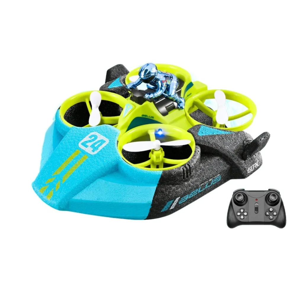 3-in-1 All-Terrain RC Drone – Fly, Drive & Sail Anywhere