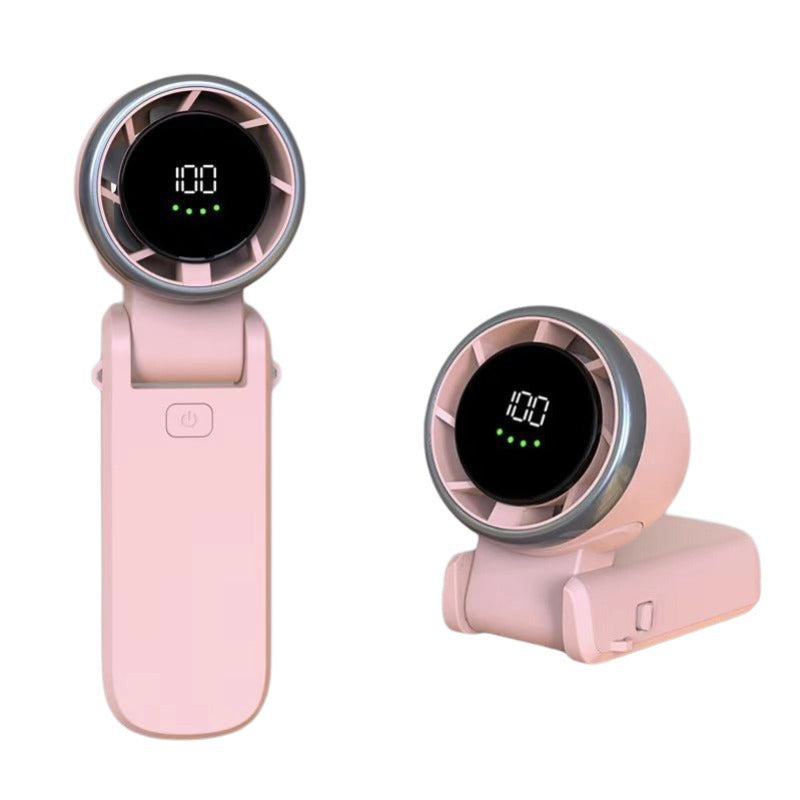 Handheld Turbo Fan – 5-Speed High-Power Portable Mini Fan
