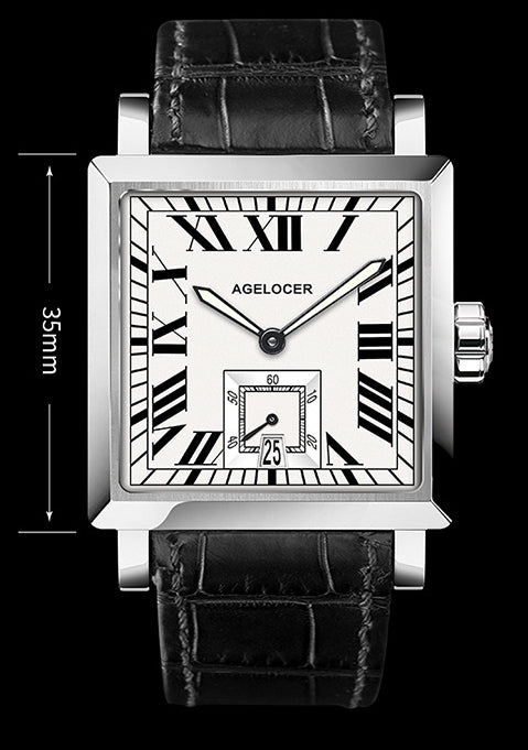 Classic Luxury Rectangular Automatic Watch