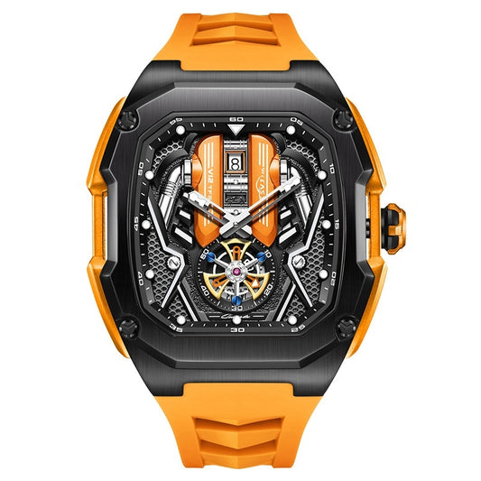 Sport Luxury Quartz Watch - Tonneau Case
