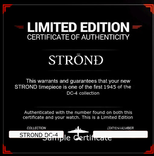 STOND DC-4 Automatic Black Watch