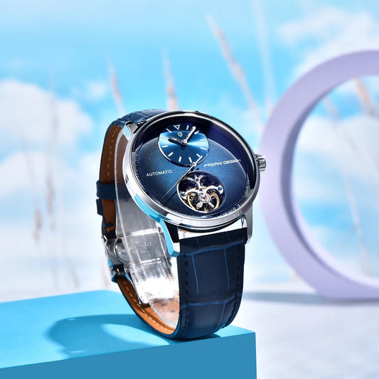 Luxury Automatic Watch with Open Balance