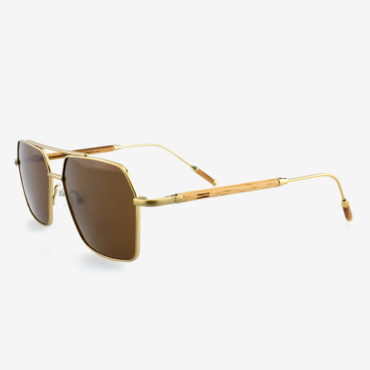 Bimini - Metal & Wood Sunglasses