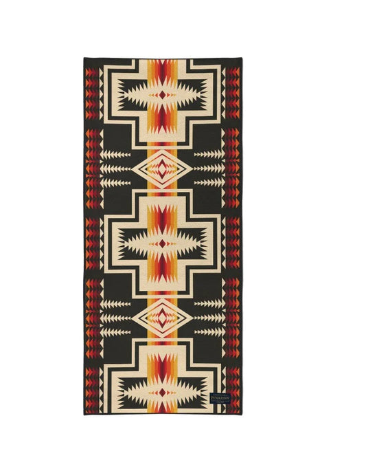 Yoga Towel | Lightweight | Turquoise | Silicon Non Slip Nubs | Microfiber