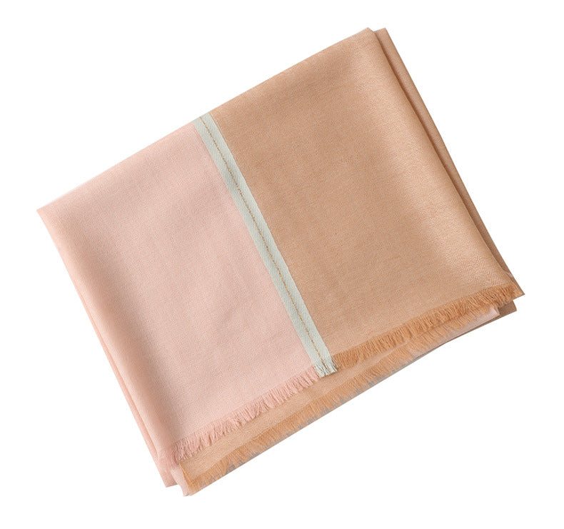 Ring Detail Long Scarf