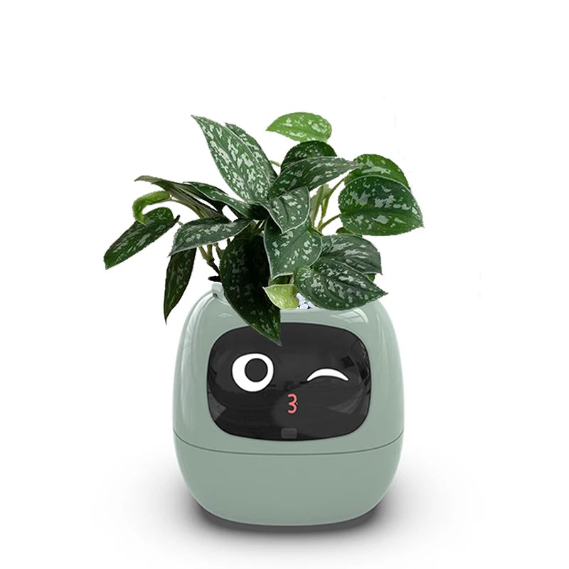 BloomSmart AI Flower Pot – Self-Watering Smart Planter