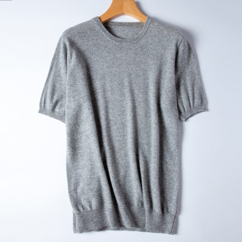 Short Sleeve Knit Sweater