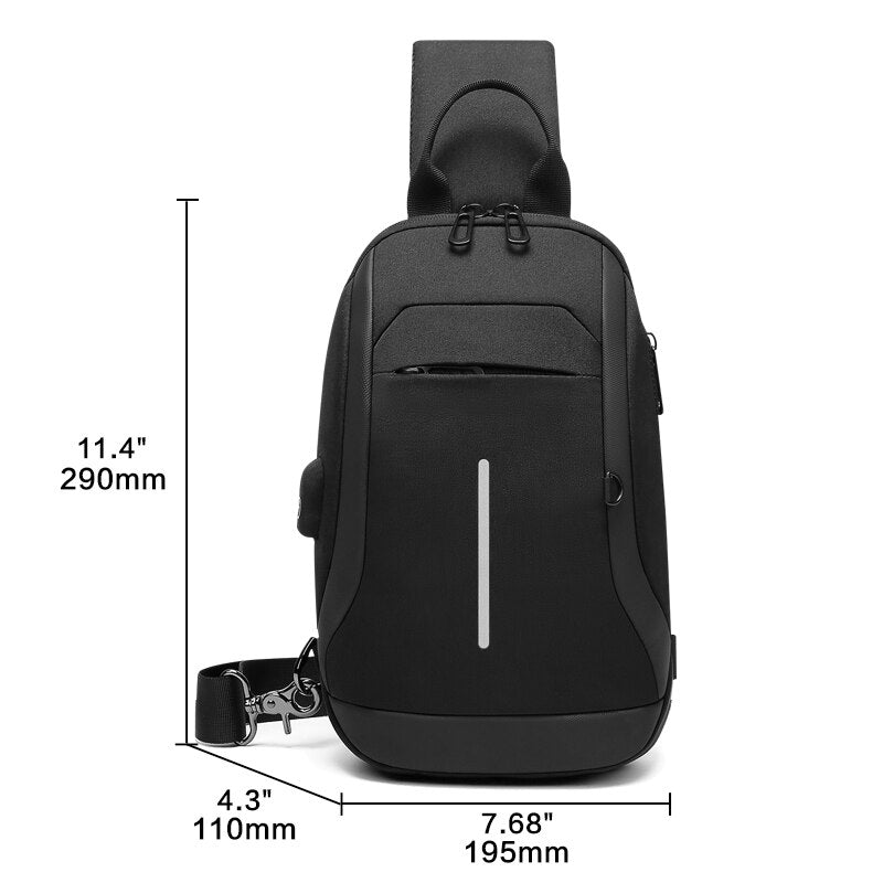 Men's Casual Shoulder Bag