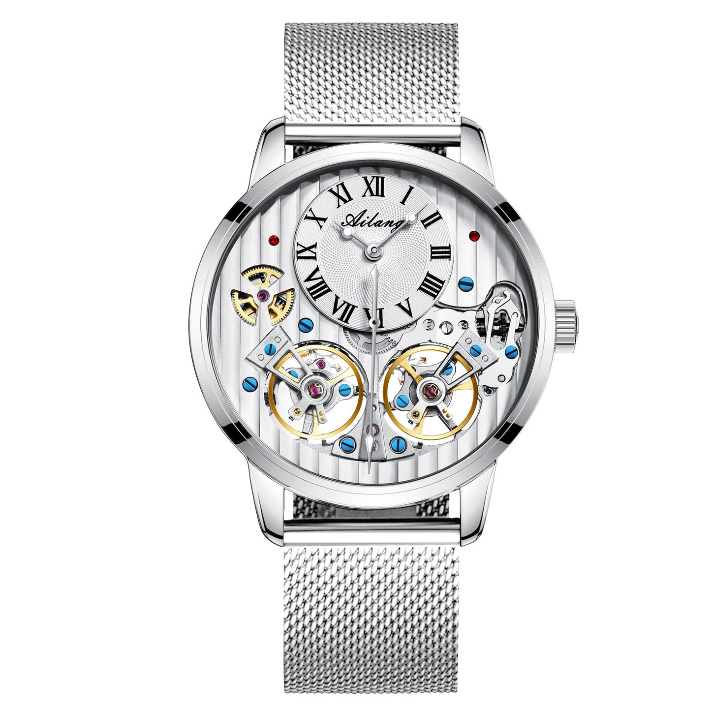 luxury Automatic Skeleton Watch - Classic Gentleman Style