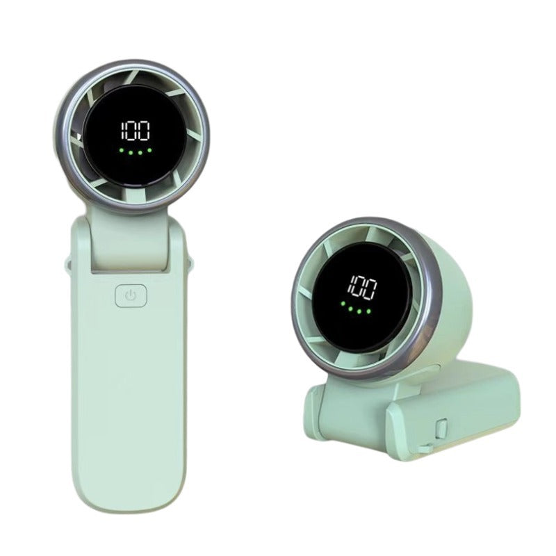 Handheld Turbo Fan – 5-Speed High-Power Portable Mini Fan