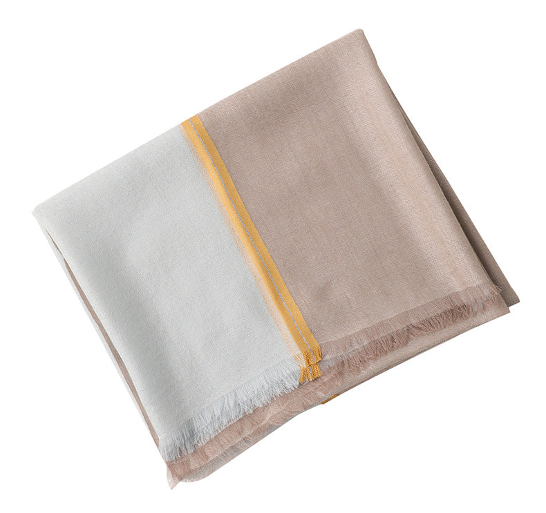 Ring Detail Long Scarf