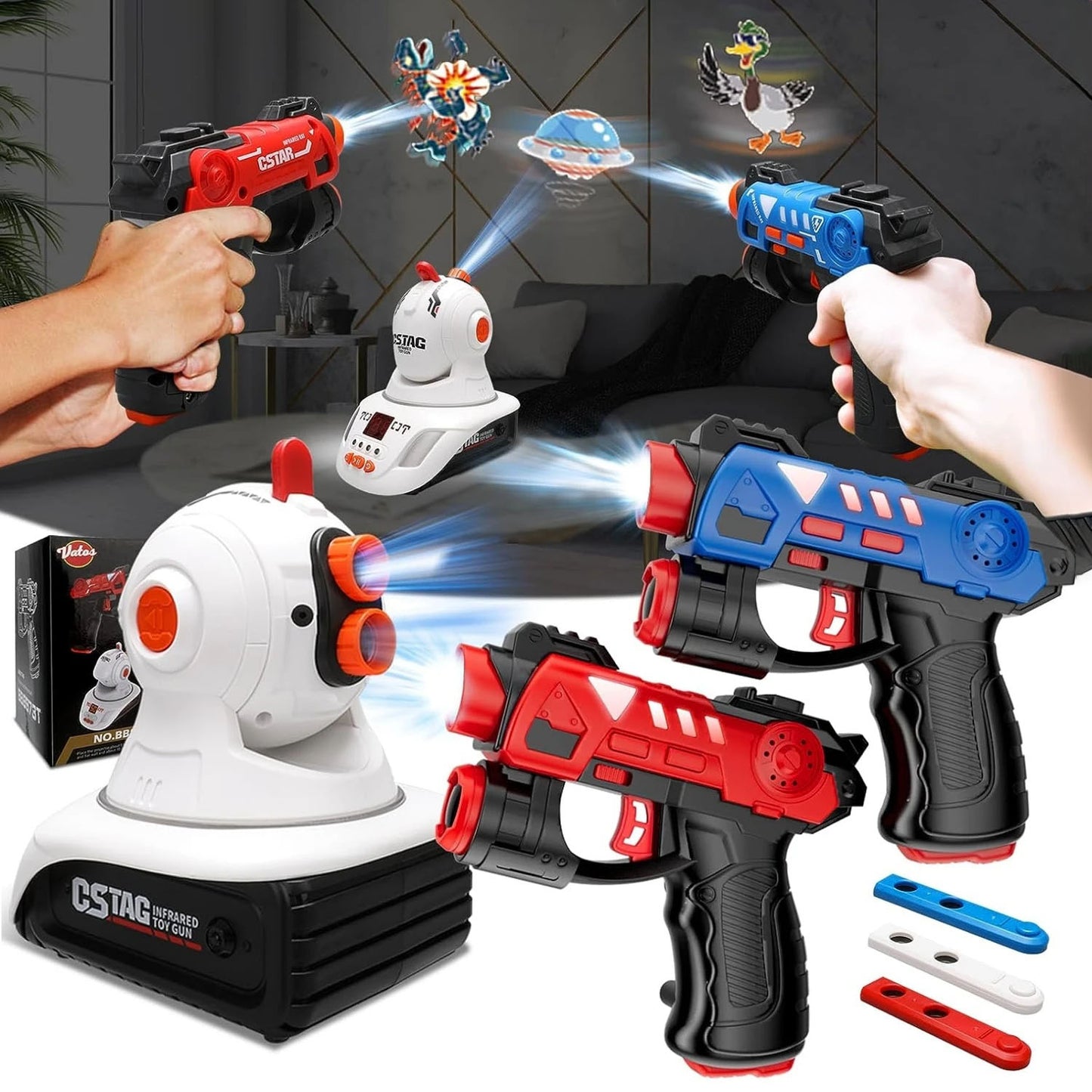 LaserShot Projector Game – Electronic Shooting Target for Kids