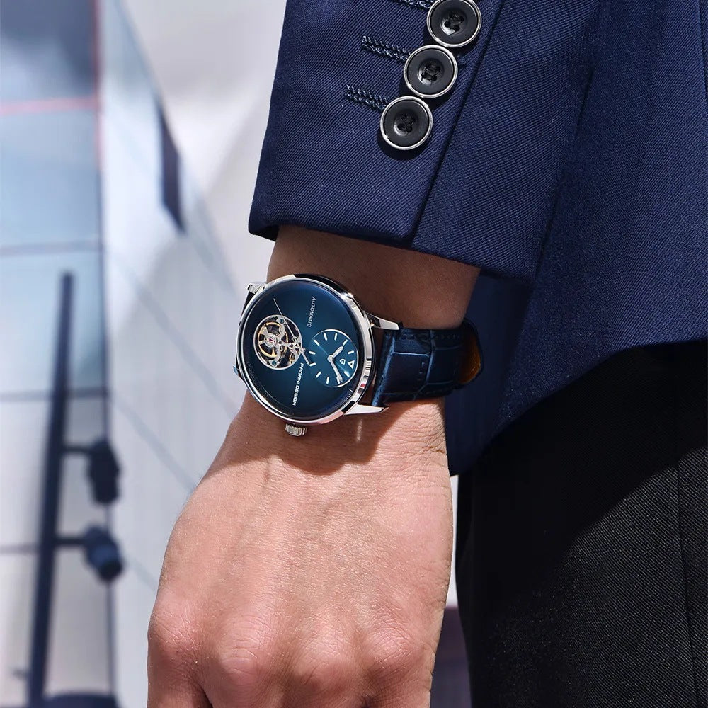 Luxury Automatic Watch with Open Balance