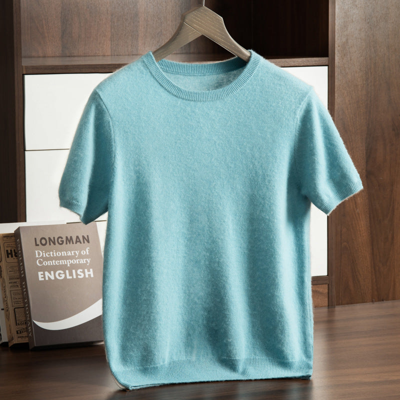 Men’s Cashmere Short Sleeve Sweater