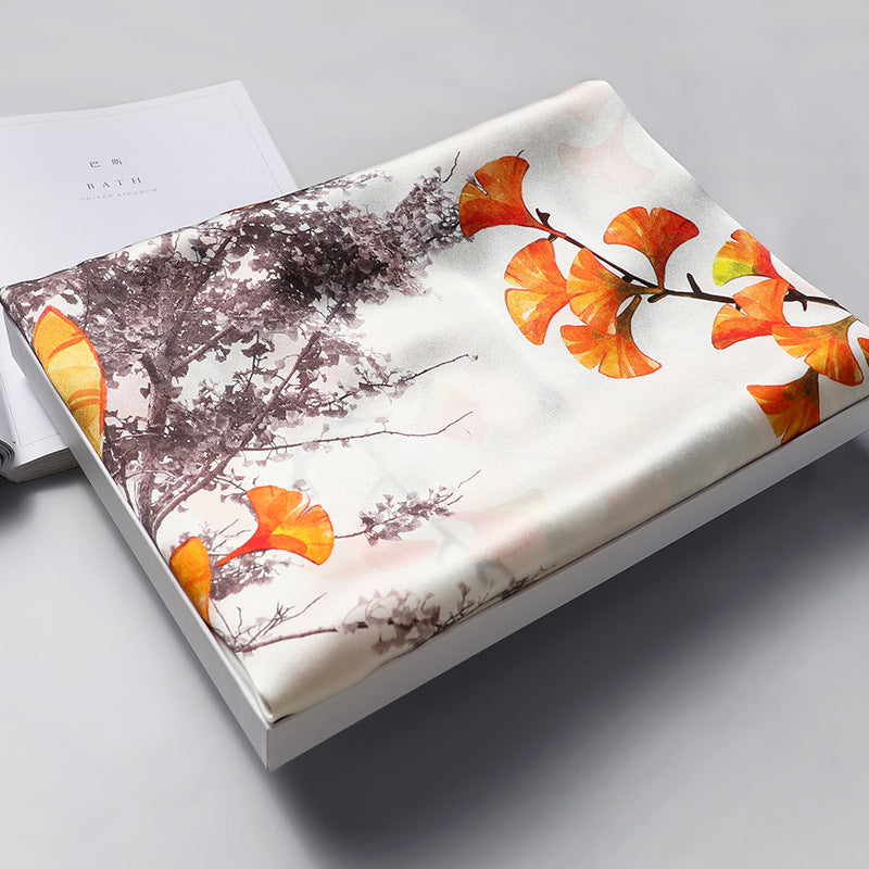 Soft Blossom Print Scarf