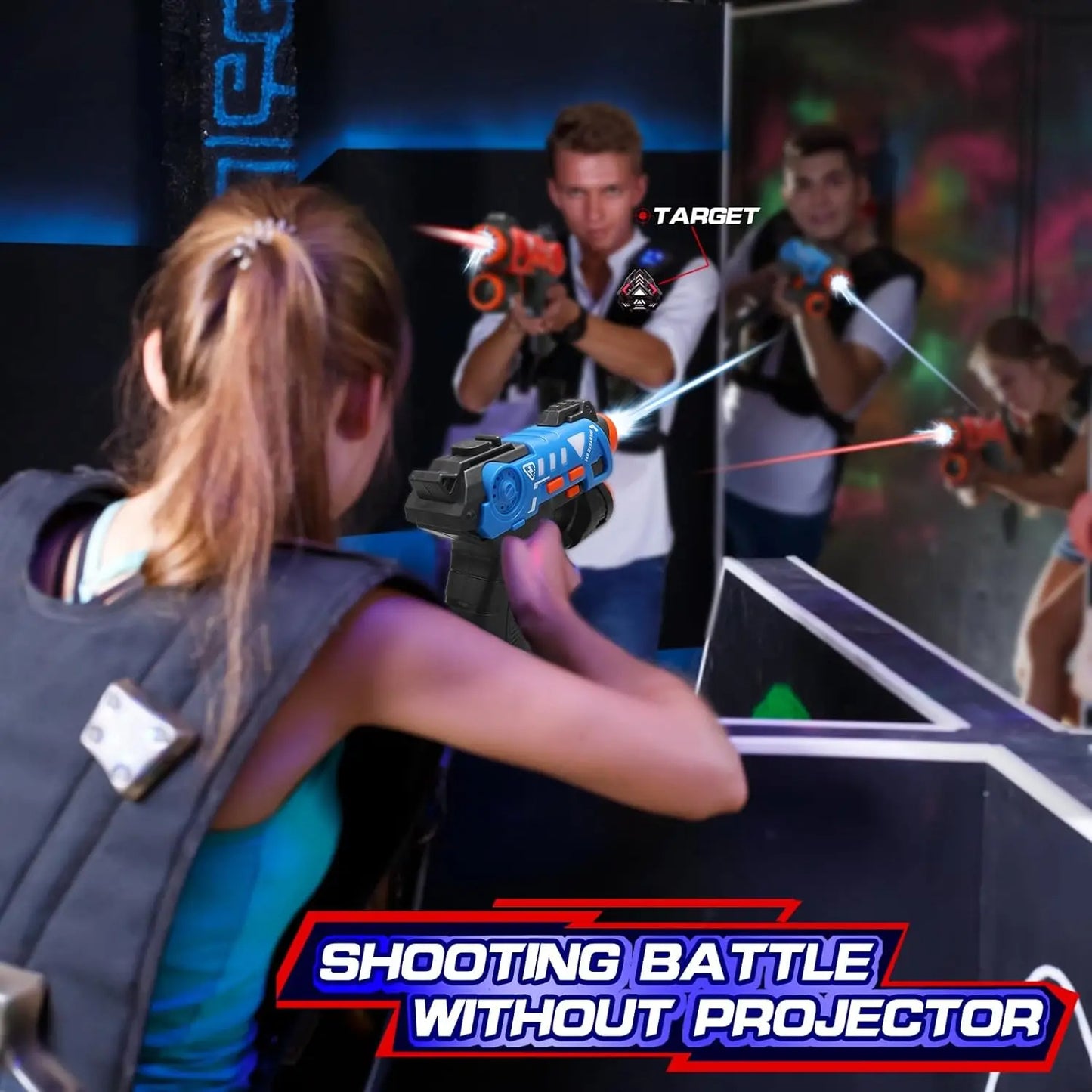 LaserShot Projector Game – Electronic Shooting Target for Kids