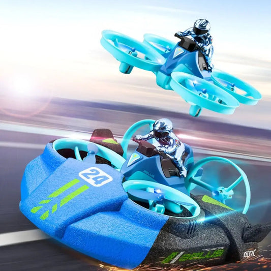 3-in-1 All-Terrain RC Drone – Fly, Drive & Sail Anywhere