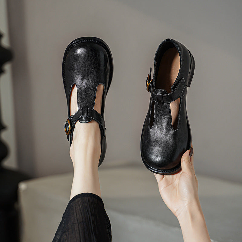 Retro Mary Jane Flats