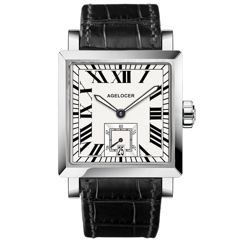 Classic Luxury Rectangular Automatic Watch