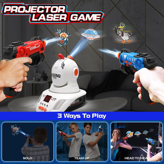 LaserShot Projector Game – Electronic Shooting Target for Kids