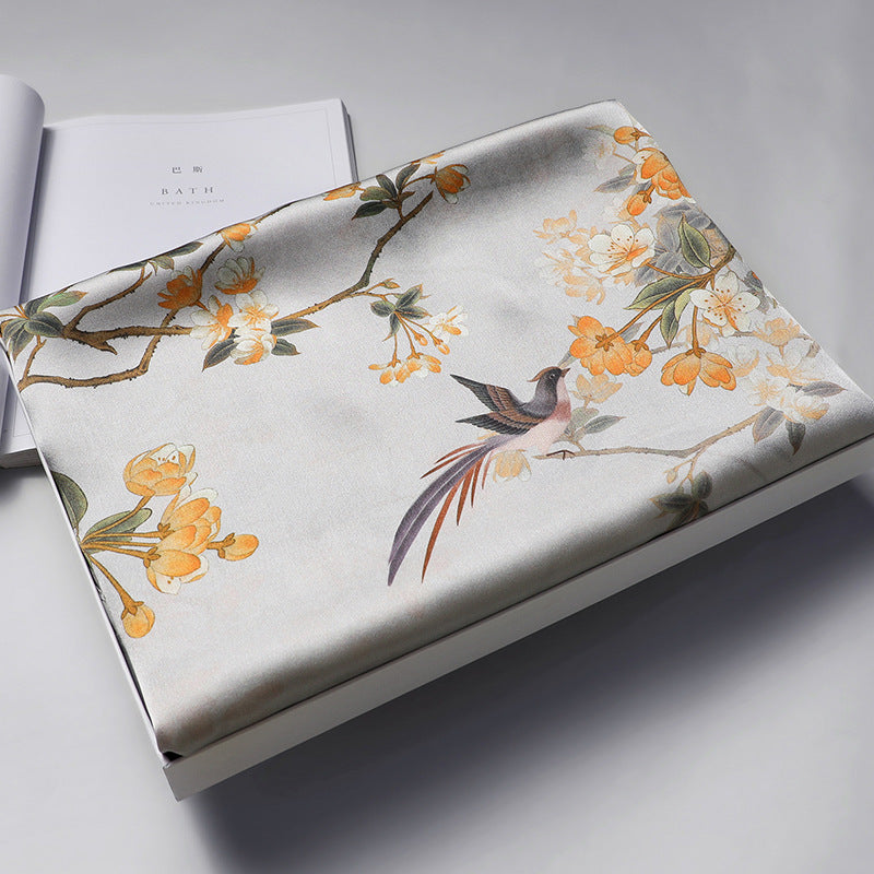 Soft Blossom Print Scarf