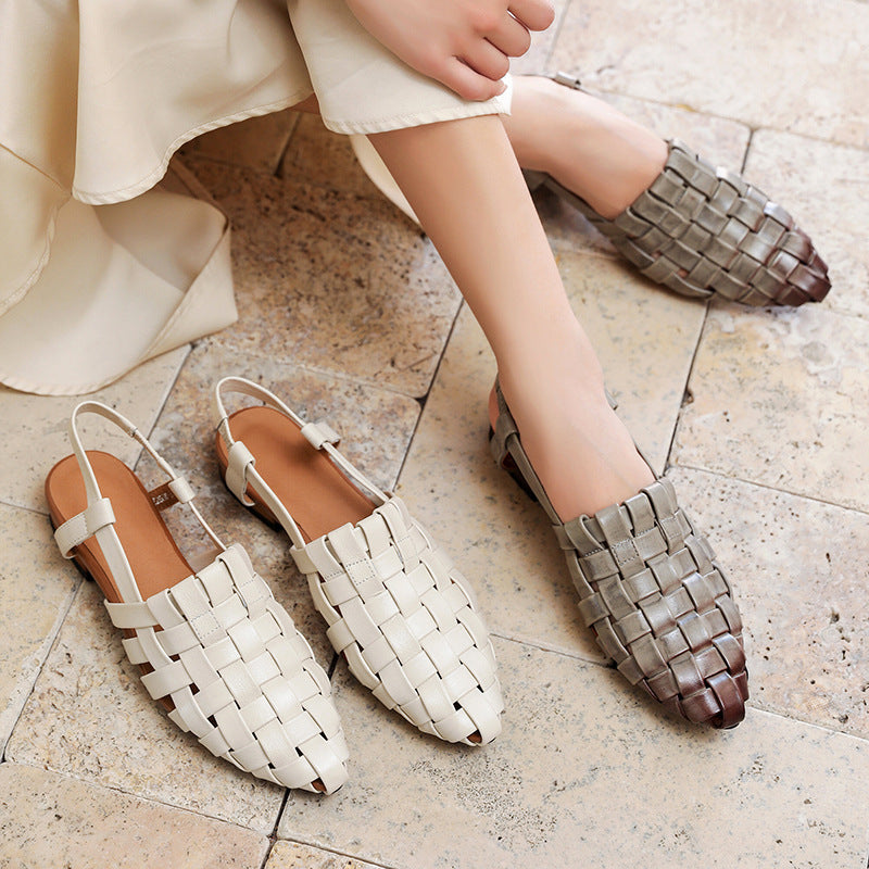 Woven Flat Sandals