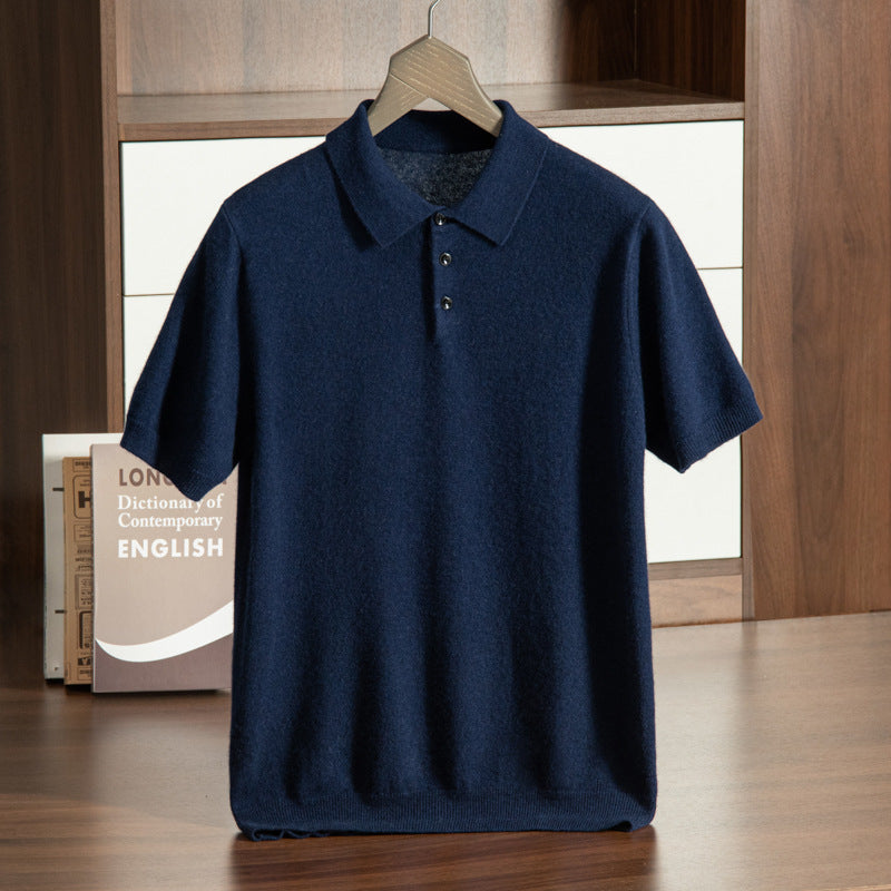 Men’s Business Casual Short Sleeve Knit
