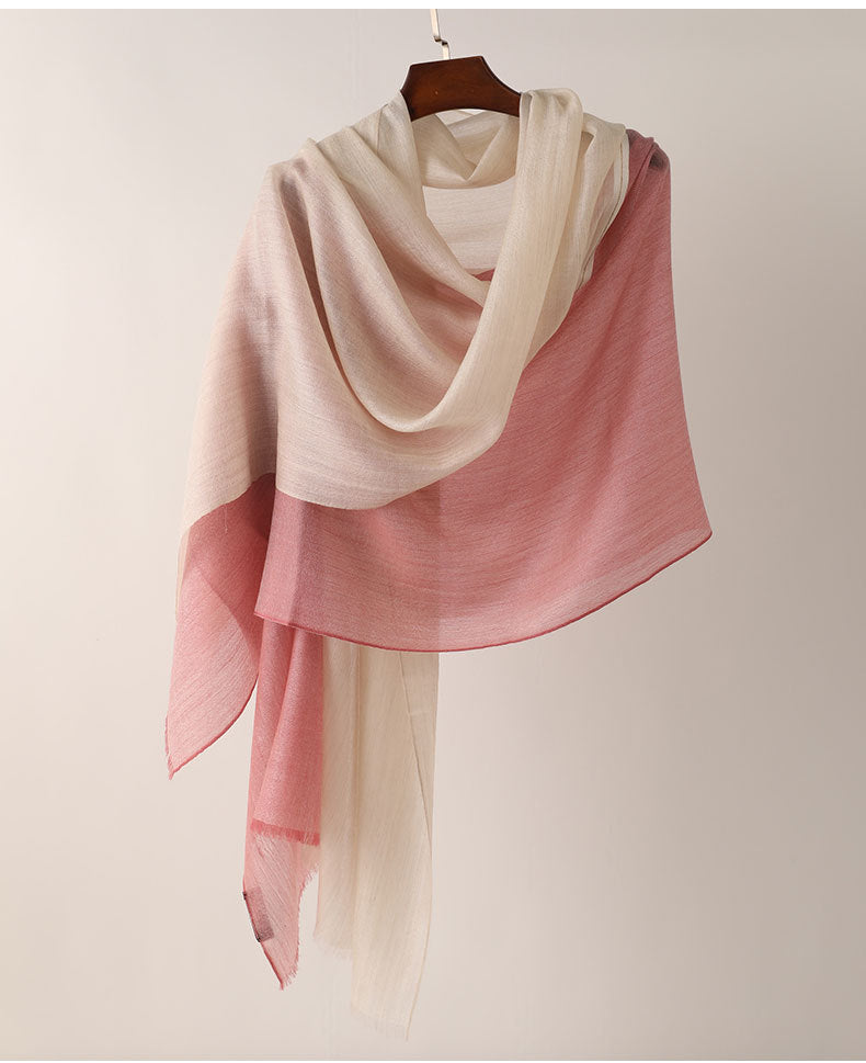 Ring Detail Long Scarf