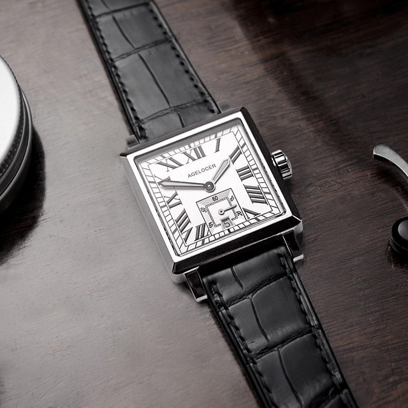 Classic Luxury Rectangular Automatic Watch