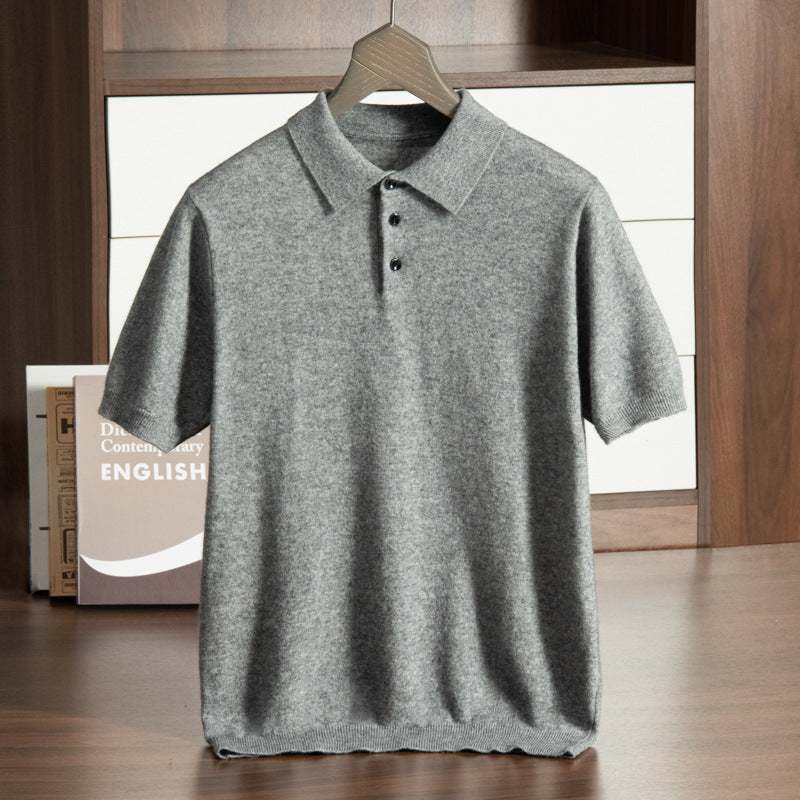 Men’s Business Casual Short Sleeve Knit