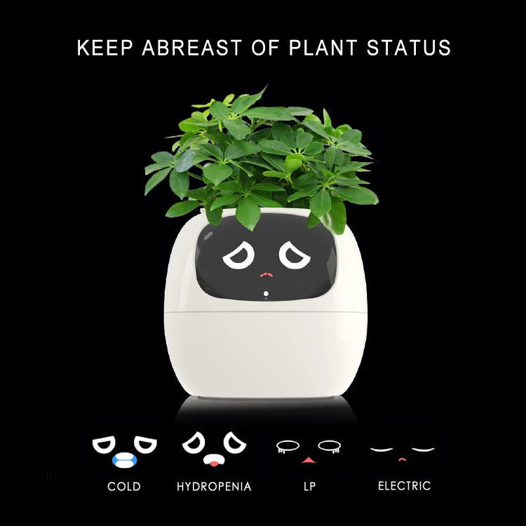 BloomSmart AI Flower Pot – Self-Watering Smart Planter