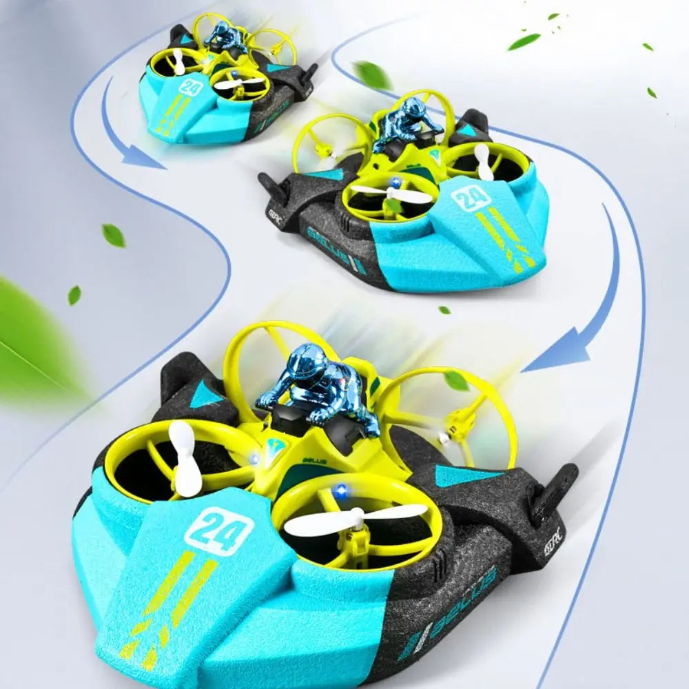 3-in-1 All-Terrain RC Drone – Fly, Drive & Sail Anywhere