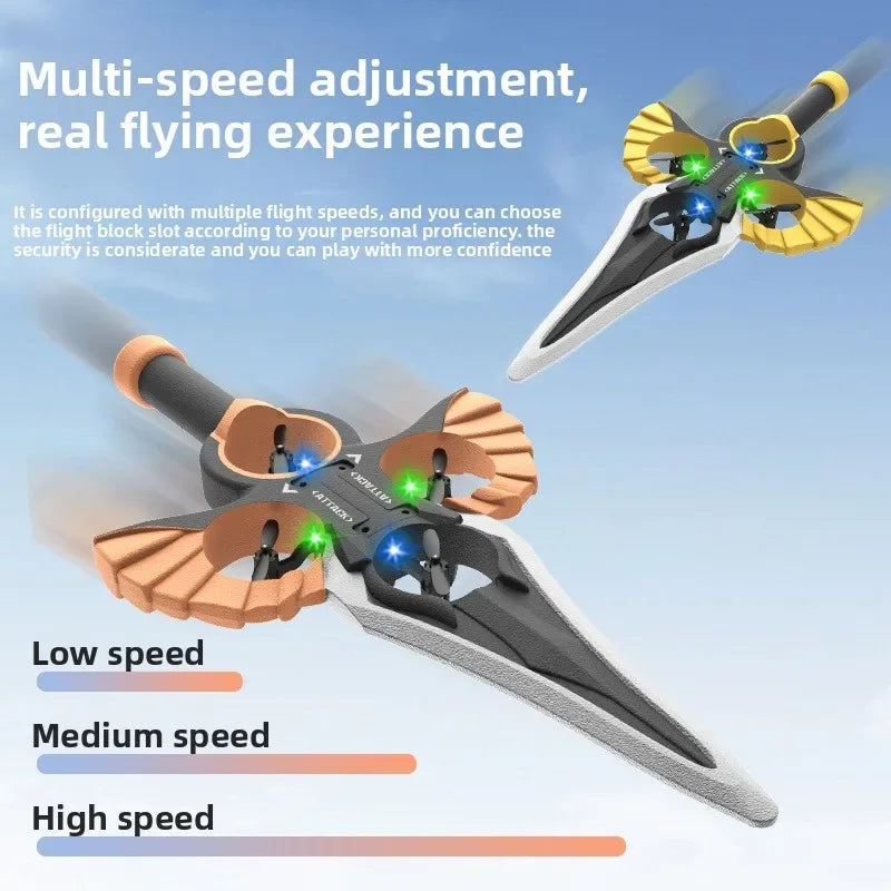 AeroBlade Flying Sword Drone – Futuristic RC Glider