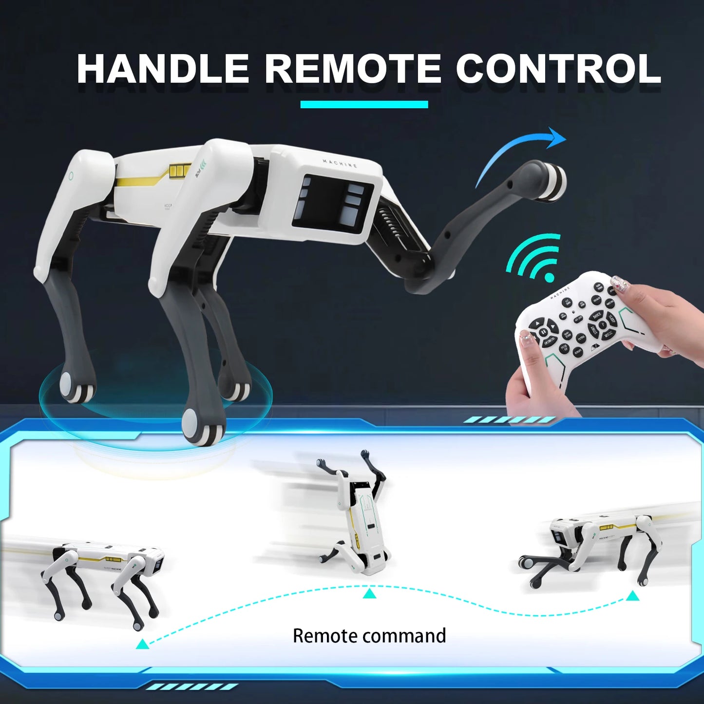 RoboPup Interactive AI Dog – Voice & App Controlled Smart Pet