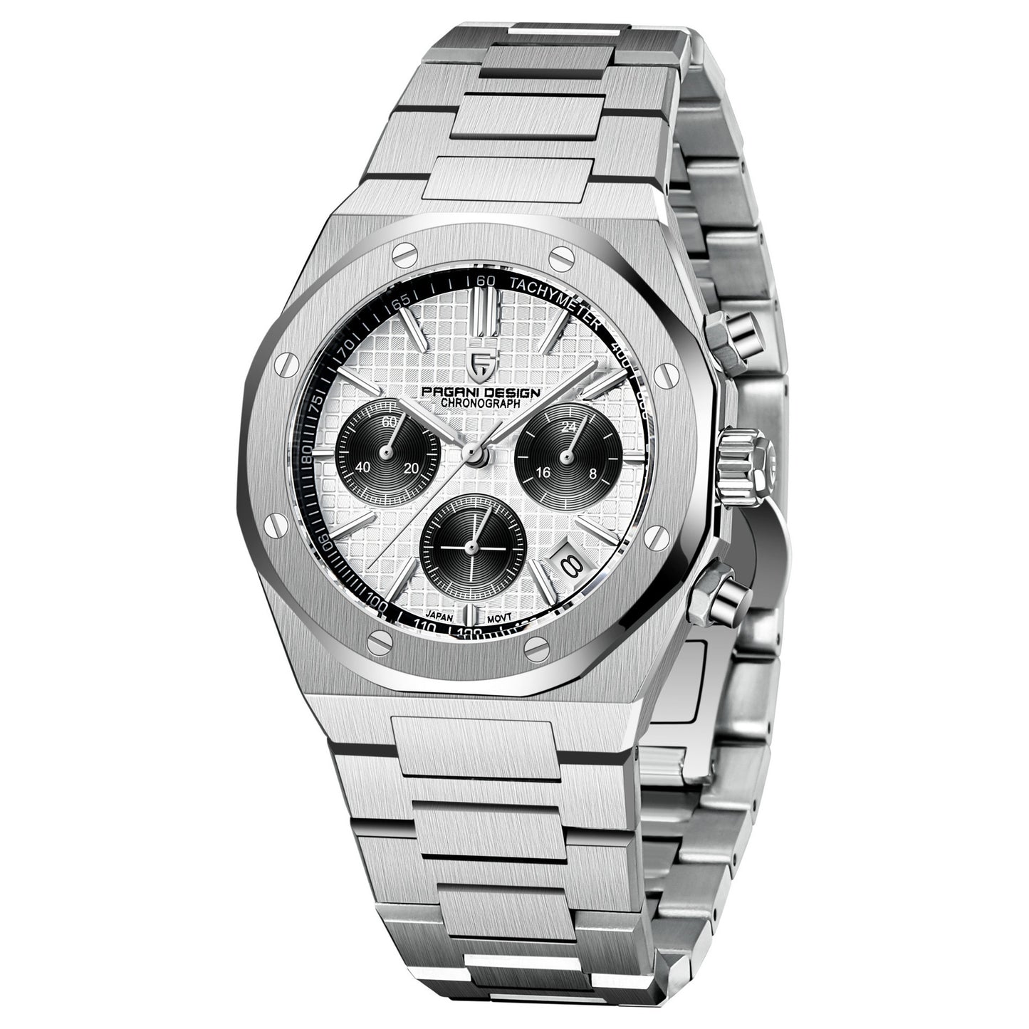 Business Luxury Steel Watch - Chronograph Style