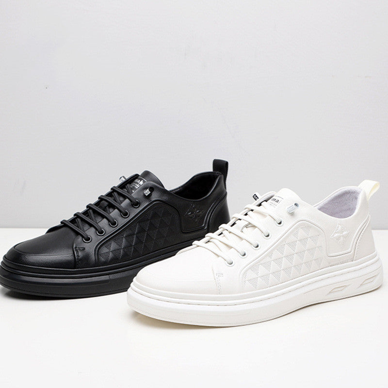 Men’s Cowhide Low Top Casual Shoes