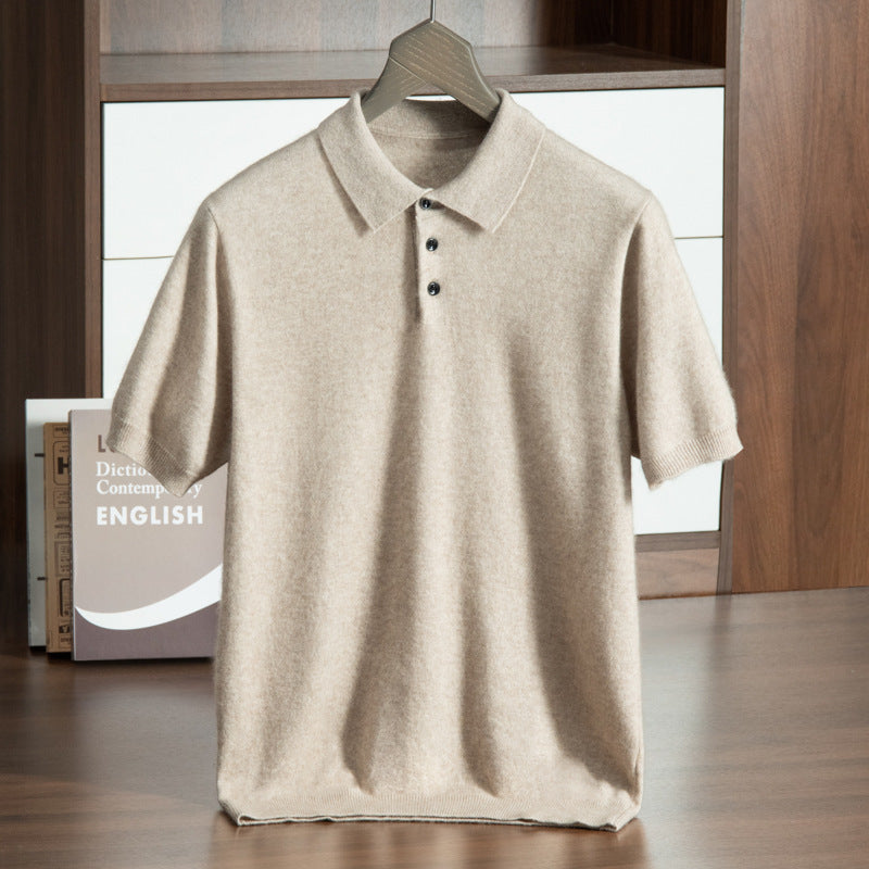 Men’s Business Casual Short Sleeve Knit
