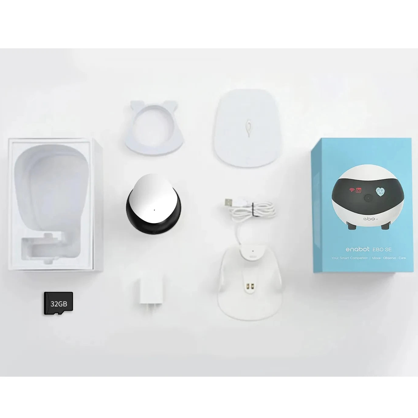 Smart Remote Camera Robot – 360° HD Home Security & Pet Monitor with Auto-Charging