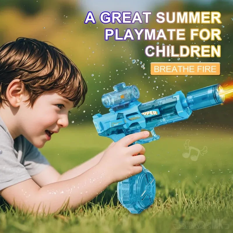 GlowShot LED Electric Water Gun – Light-Up Summer Blaster