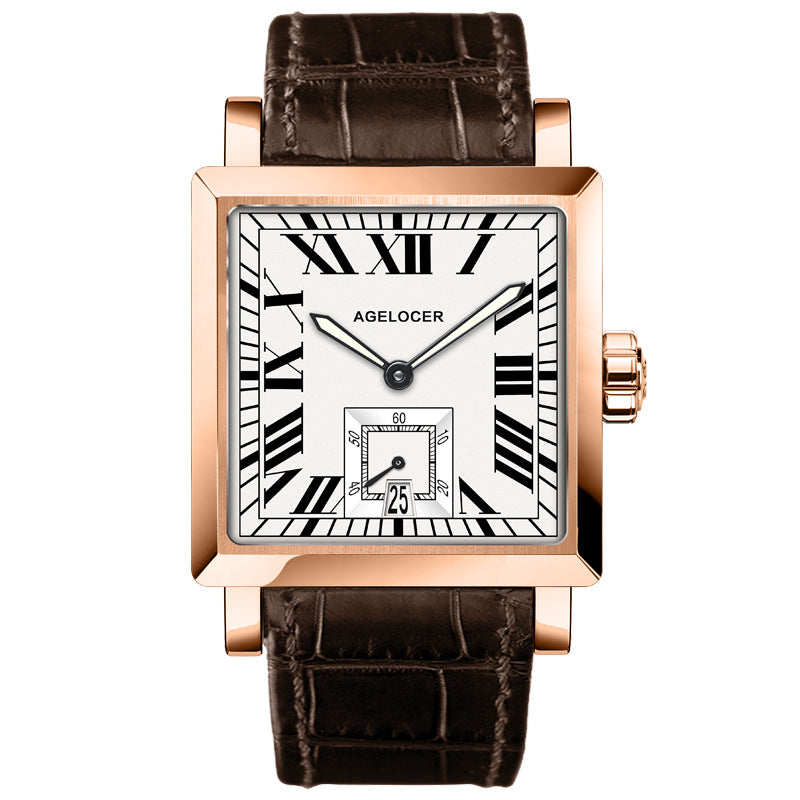 Classic Luxury Rectangular Automatic Watch