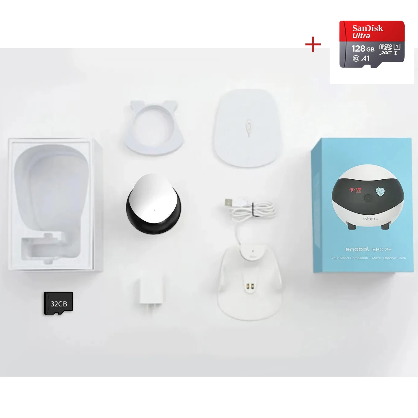 Smart Remote Camera Robot – 360° HD Home Security & Pet Monitor with Auto-Charging