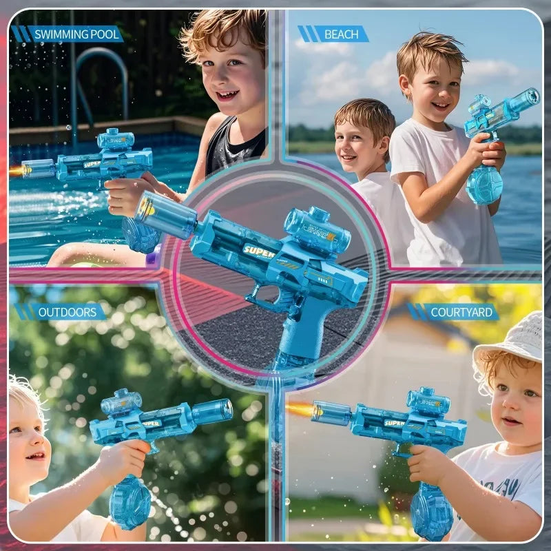 GlowShot LED Electric Water Gun – Light-Up Summer Blaster