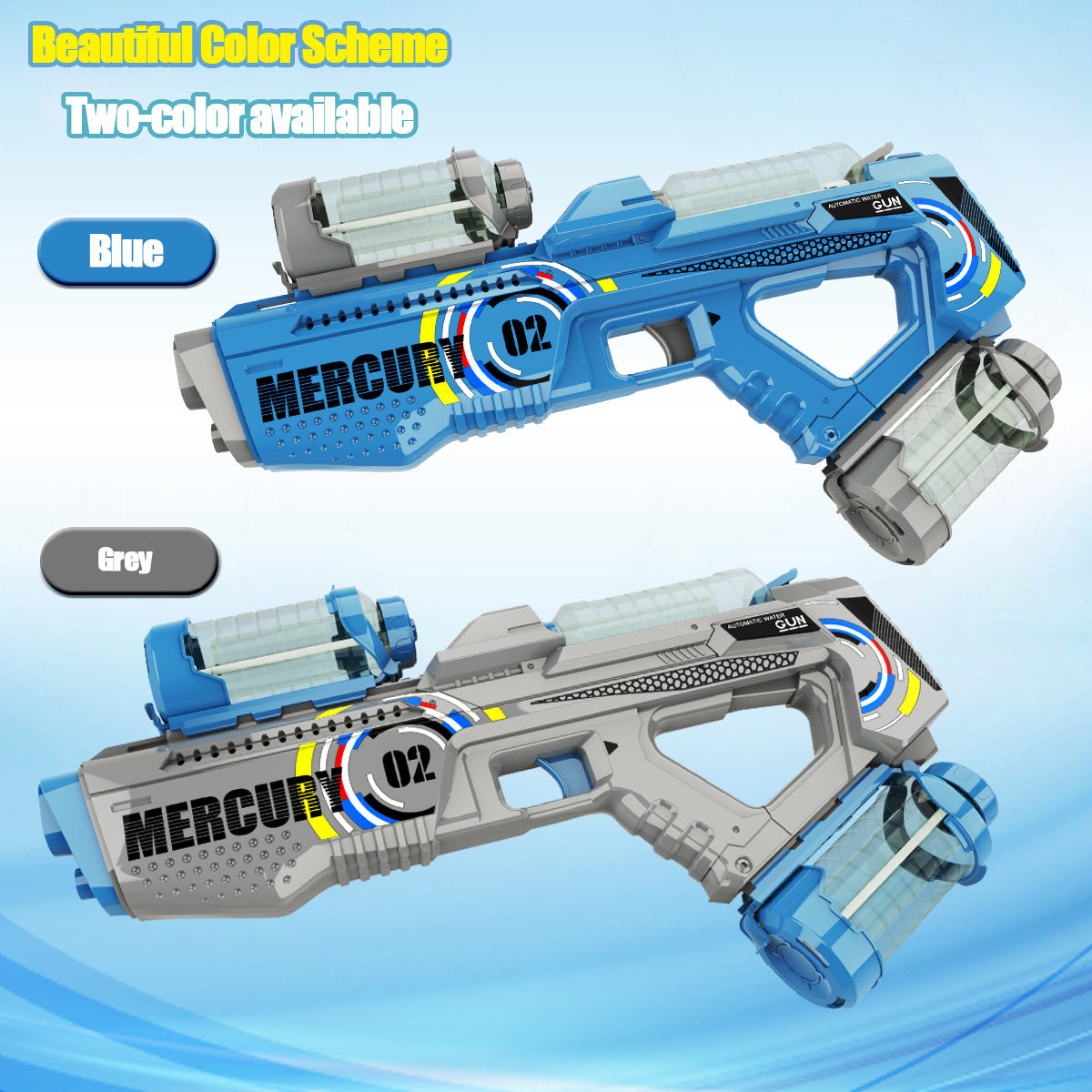 Summer Splash Electric Water Gun with LED Lights