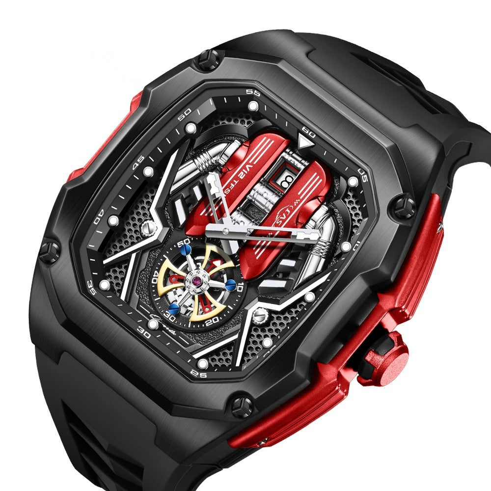 Sport Luxury Quartz Watch - Tonneau Case