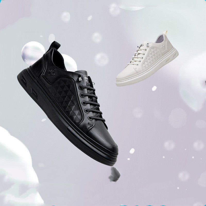 Men’s Cowhide Low Top Casual Shoes