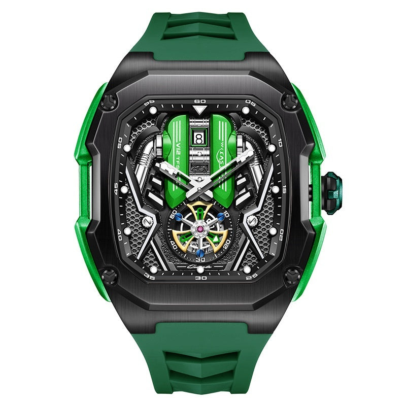 Sport Luxury Quartz Watch - Tonneau Case
