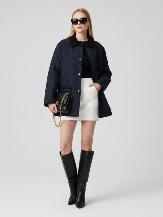 Classic Upper East Side Button Jacket for Women