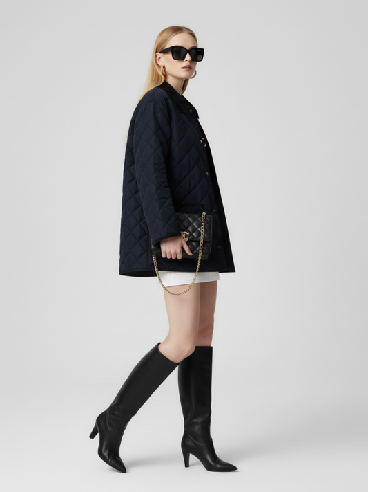 Classic Upper East Side Button Jacket for Women