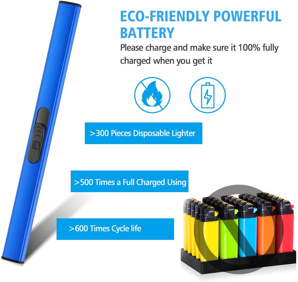Black Single Arc Candle Lighter