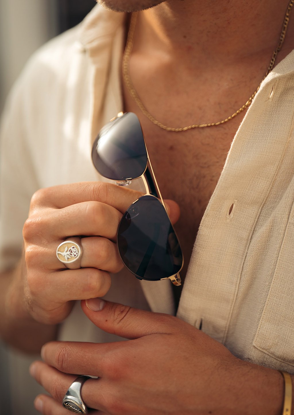 Titanium Aviators - V2 - Changeable Lenses